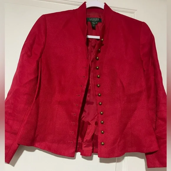 ♥️ Red Blazer Coat ♥️ - Picture 1 of 5